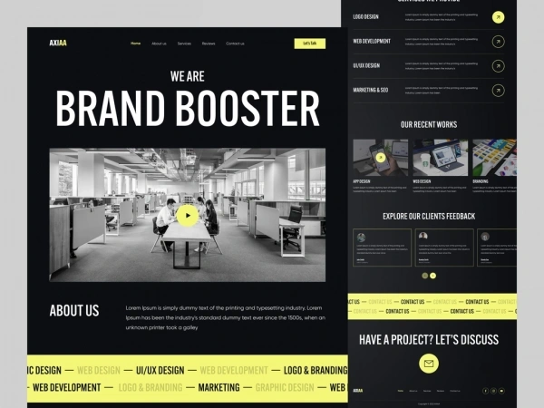  Agency - Website - Design - 600x450