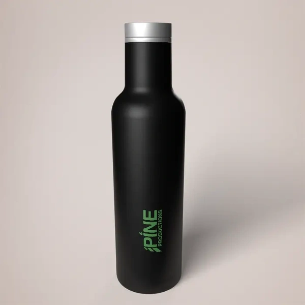 Pinto Branded Copper Bottles - Example - Black